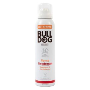 Bulldog Bergamot & Sandalwood Spray Deodorant 125ml