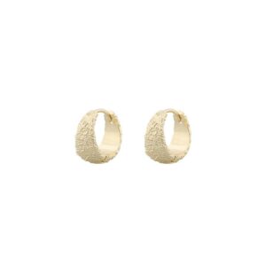 SNÖ of Sweden Florence Ring Earring Plain Gold 13