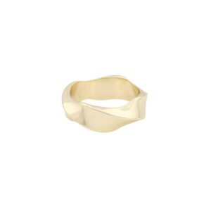 Snö Of Sweden Kansas Ring Plain Gold M