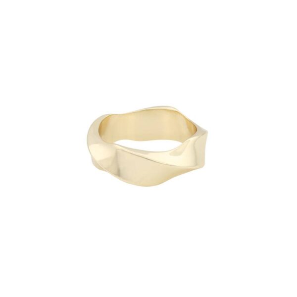 Snö Of Sweden Kansas Ring Plain Gold M