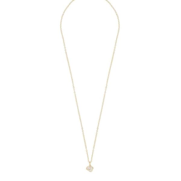 Snö Of Sweden Sevilla Pendant Necklace Gold/Clear 42cm