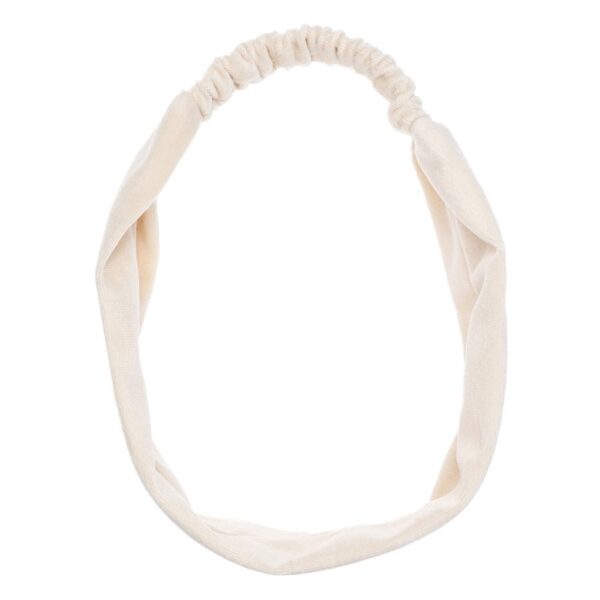 DARK Velvet Headband Vanilla