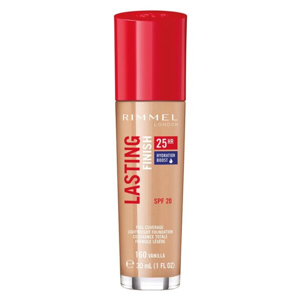 Rimmel London Lasting Finish 25 Hour Foundation 160 Vanilla 30ml