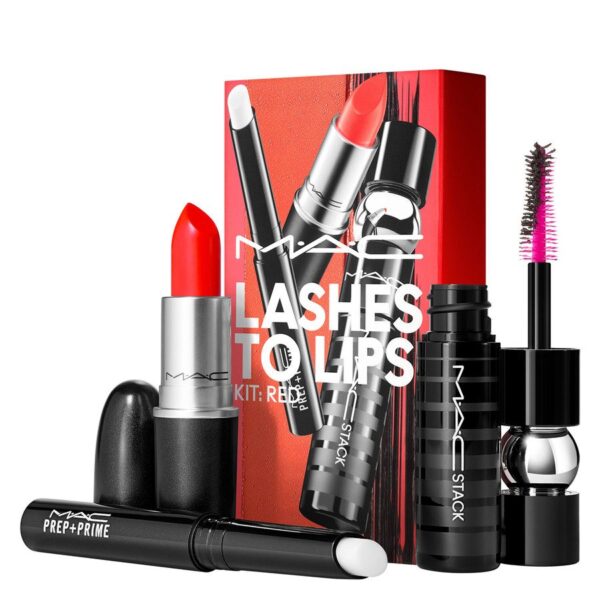 MAC Cosmetics Lashes to Lips Gift Set Red