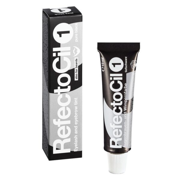 RefectoCil Eyelash & Eyebrow Tint No.1 Pure Black 15ml