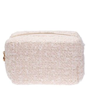 DARK Tweed Make-Up Pouch Small Pale Rose