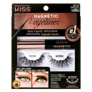 KISS Lash Magnetic Eyeliner Kit Tempt 1pair