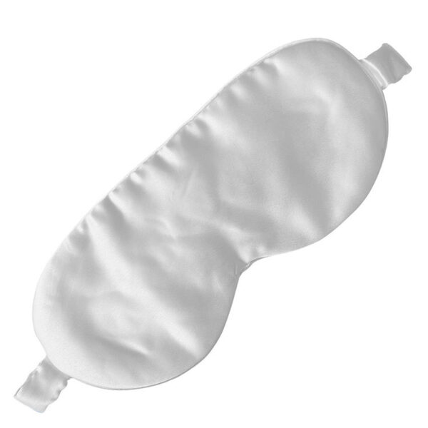 Soft Cloud Silk Sleep Mask #White 9x21cm