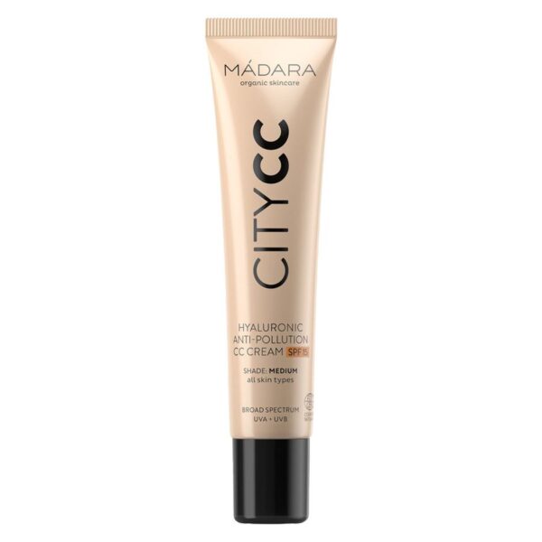 Mádara City CC Hyaluronic Anti-Pollution CC Cream SPF15 Medium Be