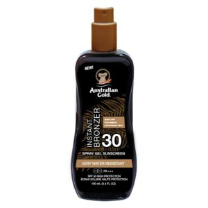 Australian Gold Instant Bronzer Spray Gel With Bronzer SPF30 100m