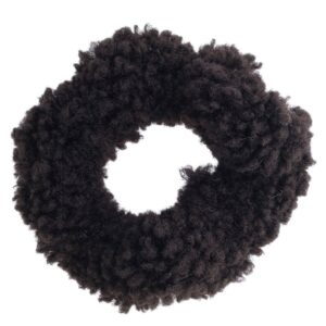 DARK Teddy Mini Scrunchie Black