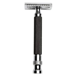 Depot No. 733 Vintage Black & Silver Razor