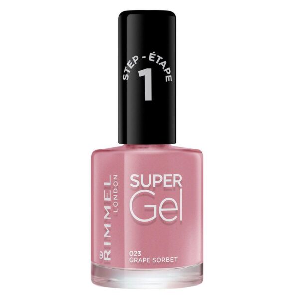 Rimmel London Super Gel Nail Polish #023 Grape Sorbet 12ml