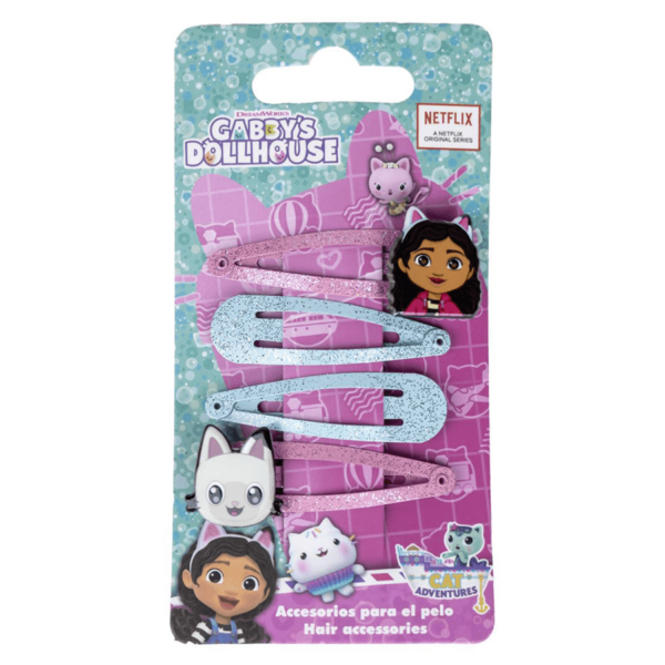 Artesania Cerda Hair Accessories Clips Gabby´S Dollhouse 4pcs