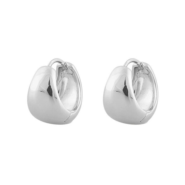 Snö Of Sweden Core Pure Oval Ear Plain Silver 16mm