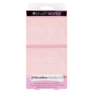 Brushworks Microfibre Headband Duo 2pcs