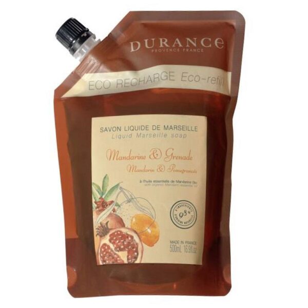 Durance Liquid Soap Eco-Refill Mandarin & Pomegranate 500ml