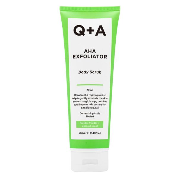 Q+A AHA Exfoliator Body Scrub 250ml