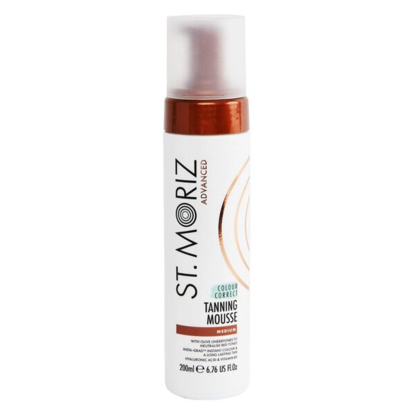 St. Moriz Advanced Colour Correcting Tanning Mousse Medium 200ml