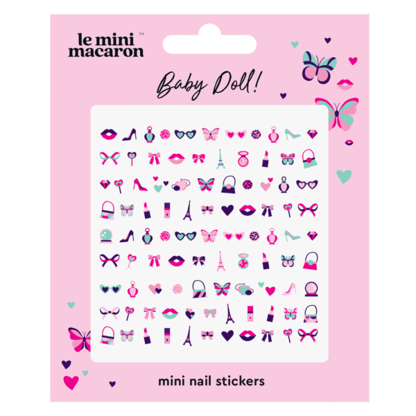 Le Mini Macaron Mini Nail Stickers Baby Doll