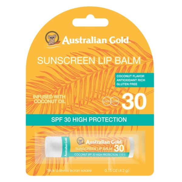 Australian Gold SPF30 Lip Balm Blister 4