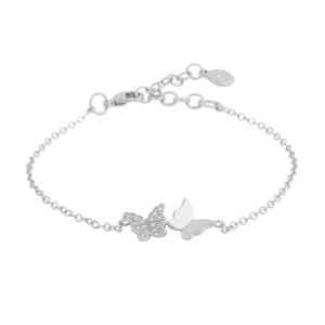 Snö Of Sweden Vega Chain Bracelet Silver/Clear