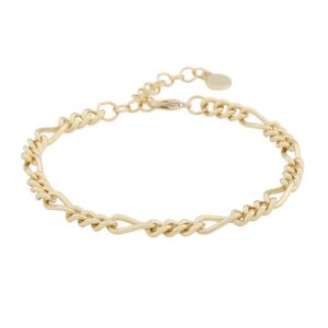 Snö Of Sweden Kansas Small Bracelet Plain Gold 16-18