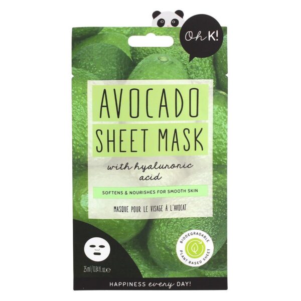 Oh K! Super Silky Avocado Sheet Face Mask 20ml