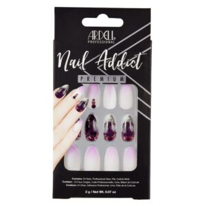 Ardell Nail Addict Marble Purple Ombre 1pcs