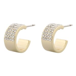 Snö of Sweden Carrie Small Earring Gold/Clear 13mm