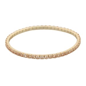 Snö Of Sweden Meadow Elastic Bracelet Gold/Champagne M/L