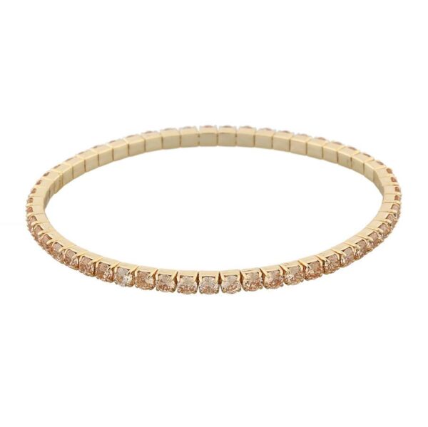 Snö Of Sweden Meadow Elastic Bracelet Gold/Champagne M/L