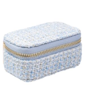 DARK Tweed Jewellery Box Micro Light Blue