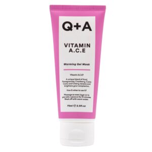 Q+A Vitamin A.C.E Warming Gel Mask 75ml