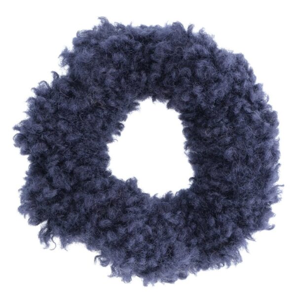 DARK Teddy Mini Scrunchie Navy Blue