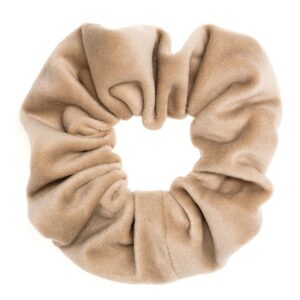 DARK Velvet Scrunchie Sand