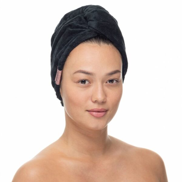 Shelas Turban Towel Black