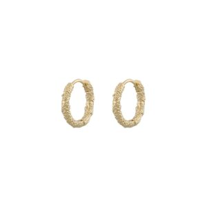 Snö Of Sweden Palma Earring Plain Gold 14mm