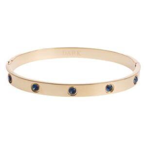 DARK Big Dot Bangle Navy Blue