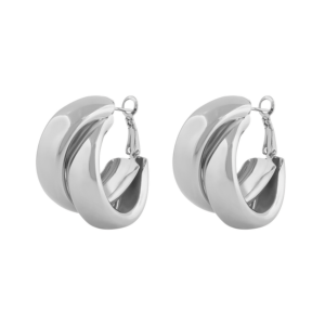 Snö Of Sweden Lucia Ear Plain Silver Onesize