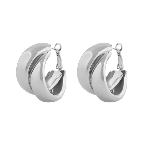 Snö Of Sweden Lucia Ear Plain Silver Onesize