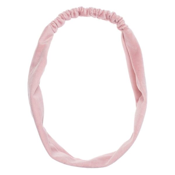 DARK Velvet Headband Light Rose