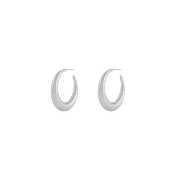 Snö Of Sweden Bella Small Ring Earring Plain Silver Onesize