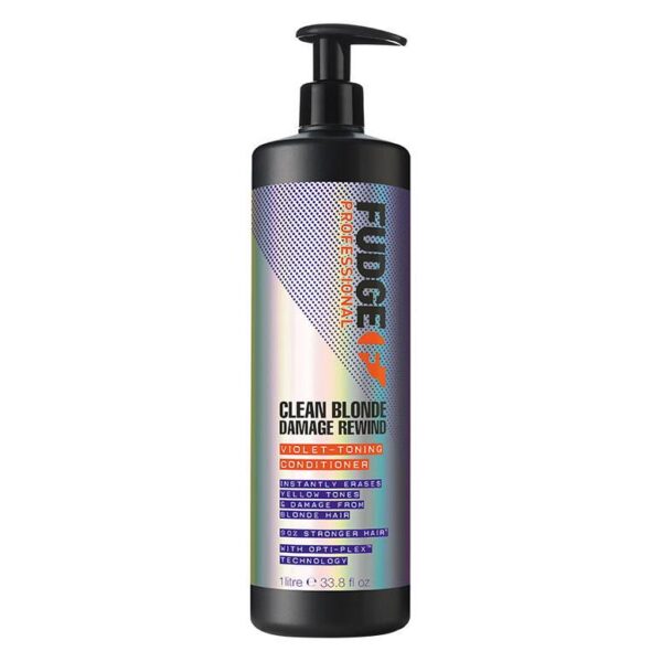 Fudge Clean Blonde Damage Rewind Violet Toning Conditioner 1000ml