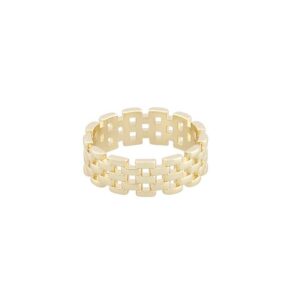 Snö Of Sweden Vegas Dublin Ring Plain Gold L