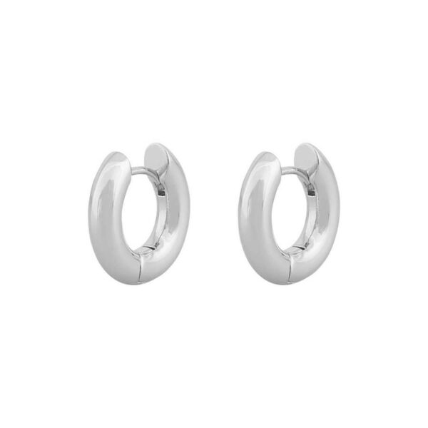 Snö Of Sweden Sevilla Ring Earring Plain Silver 17mm