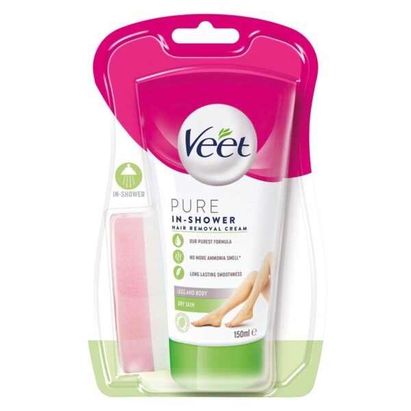 Veet Pure In-Shower Hair Removal Cream 150ml