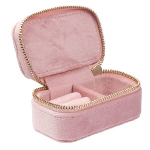 DARK Velvet Jewellery Box Micro Light Rose