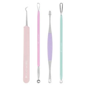 Brushworks HD Pastel Blackhead & Blemish Remover Set 4pcs