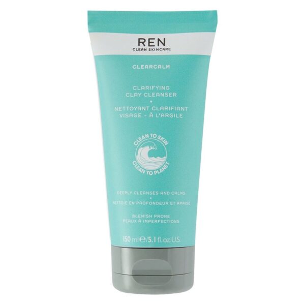 REN Clean Skincare Clearcalm 3 Clarifying Clay Cleanser 150ml